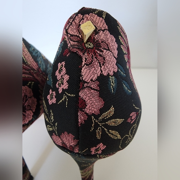 SAM EDELMAN Hazel Floral Bird Print Point Toe Pumps, size 5 - Picture 4 of 10